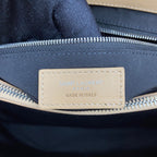 LOULOU MEDIUM 32 CREAM QUILTED LEATHER SILVER HARDWARE