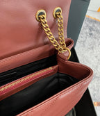 LOULOU MEDIUM 32 ROUGH LEGION QUILTED LEATHER GOLD HARDWARE