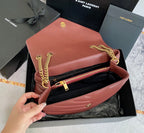 LOULOU MEDIUM 32 ROUGH LEGION QUILTED LEATHER GOLD HARDWARE