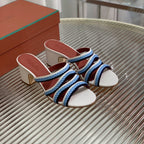 LP SPRIGHTLY CHARMS MID-SANDAL SKY CALFSKIN