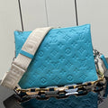 coussin pm 26cm tiffany blue monogram empreinte calfskin