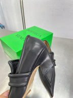 HIGH PUMP 35 MM IN BLACK CALFSKIN