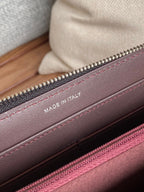CC Zippy Long Wallet 19.5cm Black Caviar Sliver Steel 223947