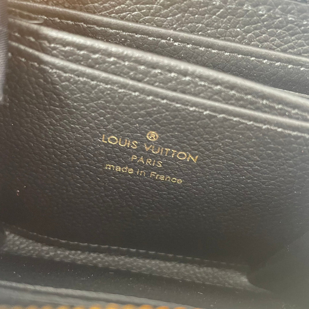 LV M60574 Zippy Coin Purse Black Monogram Empreinte Leather 221613