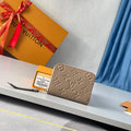 LV M60740 Zippy Coin Purse Tourterelle Monogram Empreinte Leather 221614