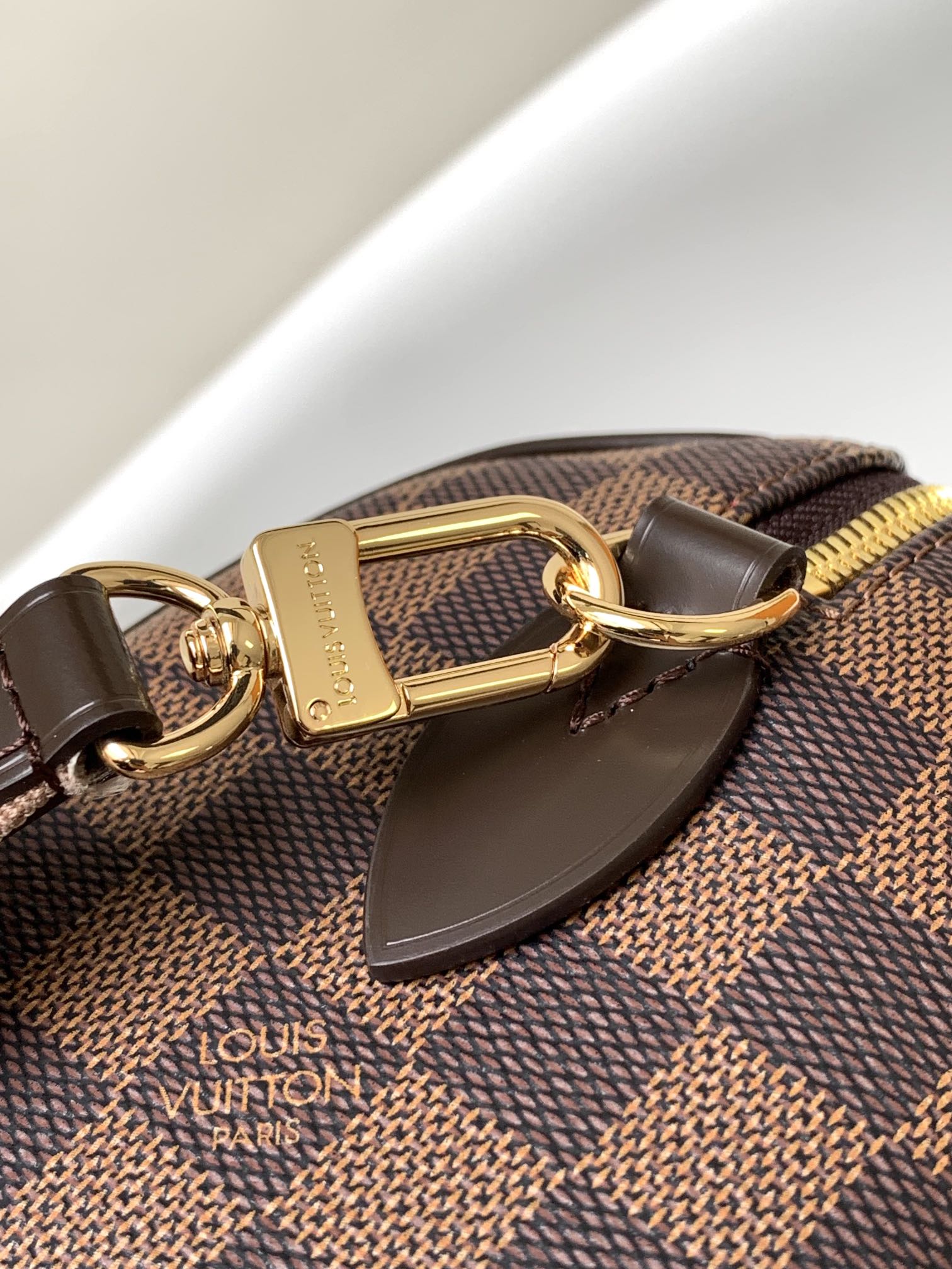 LV Speedy Bandoulière 20cm Brown Damier Ebene Canvas GHW