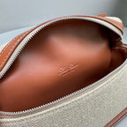 Extra Pocket L19 Tan Cowhide Beige Silk Shw