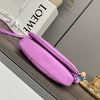 Loew Paseo Shoulder Bag 25cm Light Magenta Cowhide