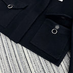 HERMES 25S SHORT REVERSIBLE CASHMERE COAT 254