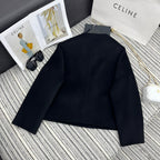 HERMES 25S SHORT REVERSIBLE CASHMERE COAT 254
