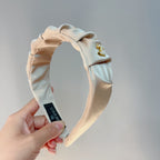 WHITE CREAM FABRIC HAIRBAND 925660