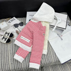 MONCLER 25S TWEED DOWN HOODED JACKET 255