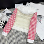 MONCLER 25S TWEED DOWN HOODED JACKET 255
