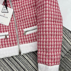 MONCLER 25S TWEED DOWN HOODED JACKET 255
