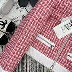 MONCLER 25S TWEED DOWN HOODED JACKET 255