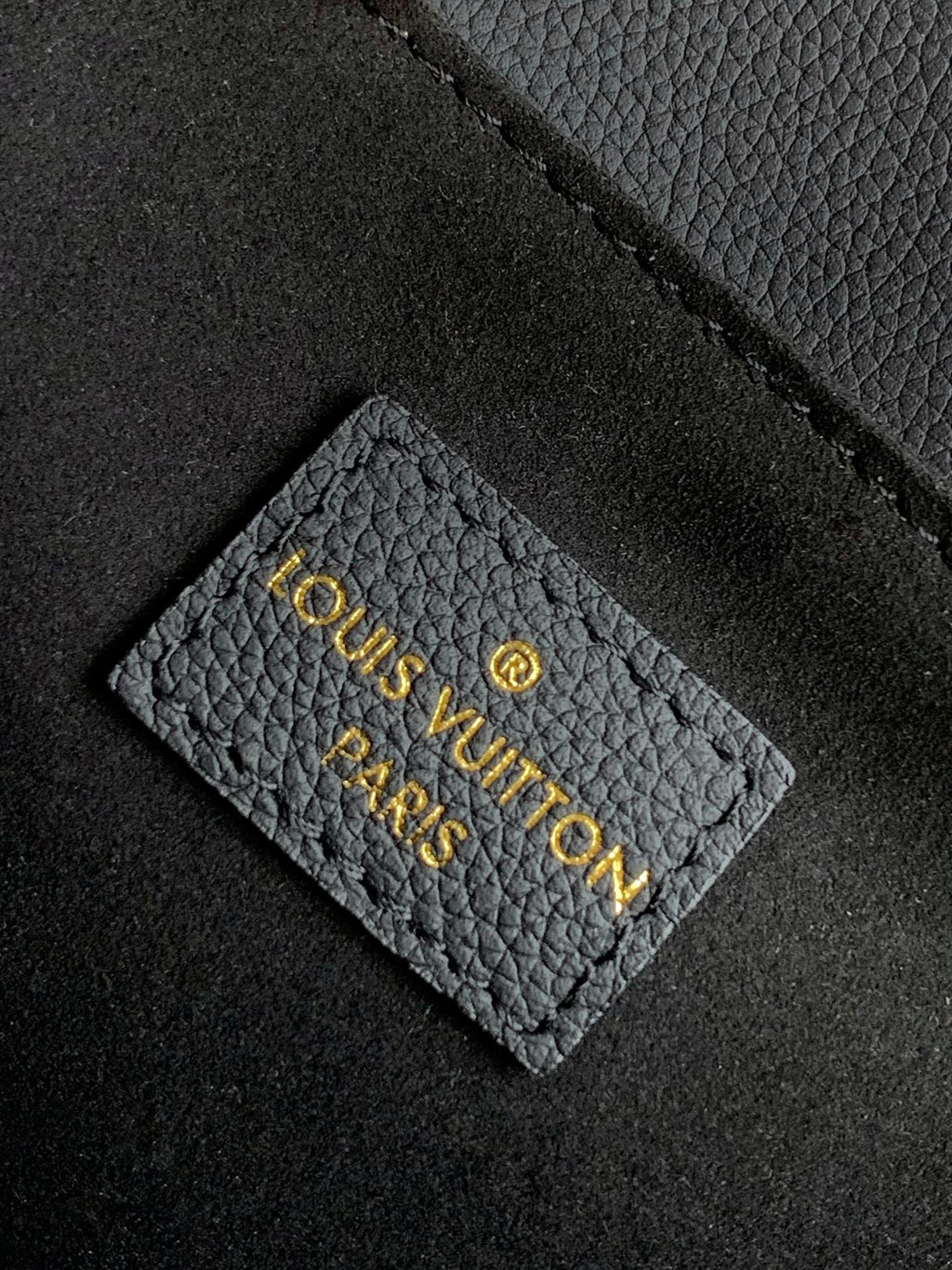 LV Oxford Handbag 22cm Black Grain Cowhide GHW