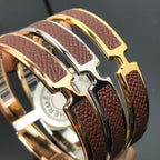 H Pig Nose Brown Bracelet
