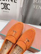 LP SUMMER CHARMS WALK LOAFERS ORANGE SUEDE