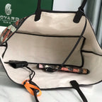 SAINT LOUIS PM BAG 34 IN PINK LETTRES CAMOUFLAGE GOYARDINE CANVAS