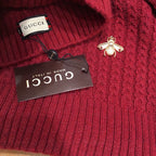 SET SCARF AND HAT IN JAM RED WOOL 945022