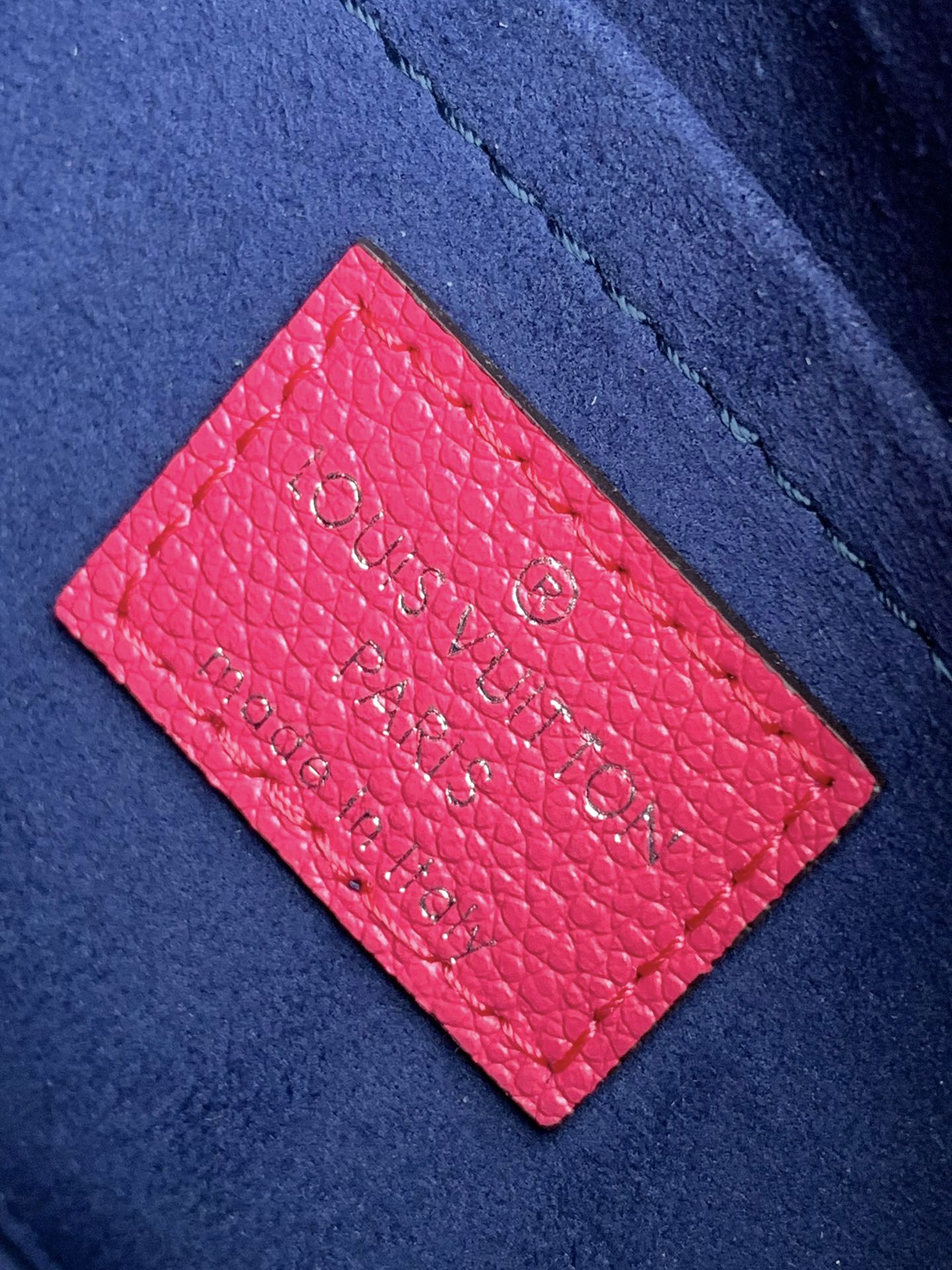 LV Marellini 19cm Pink Epi Grain Cowhide Metal HW