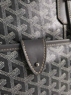 AMBASSADE DOCUMENT CASE 35 IN GRAY GOYARDINE CANVAS