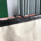 SAINT LOUIS GM BAG 40 IN PINK LETTRES CAMOUFLAGE GOYARDINE CANVAS