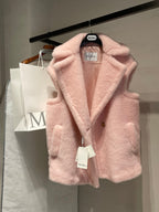 MAX MARA 25S SLEEVELESS TEDDY VEST 064