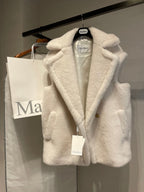 MAX MARA 25S SLEEVELESS TEDDY VEST 00550