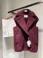 MAX MARA 25S SLEEVELESS TEDDY VEST 065