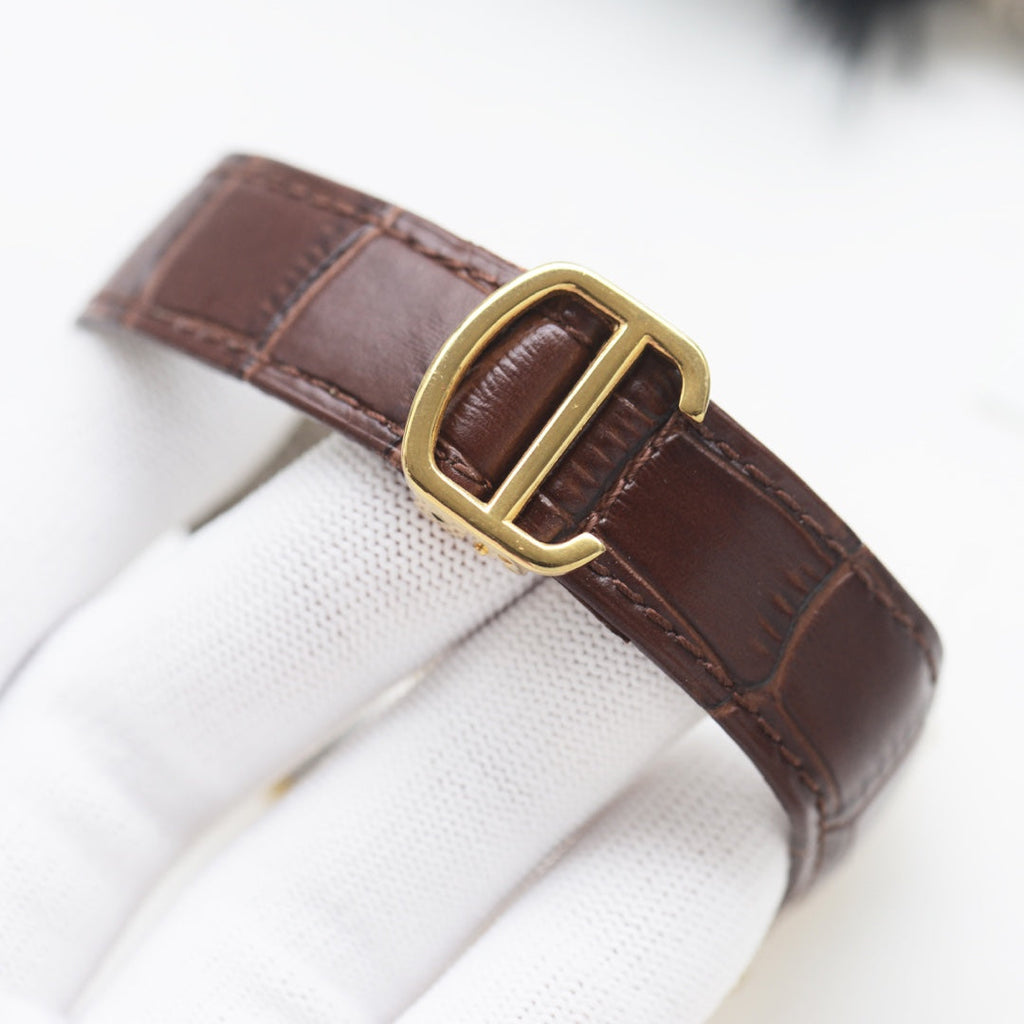 Cartier Santos 44mm Automatic Calfskin Strap