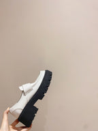 BALENCIAGA 25S LOAFERS IN WHITE CALFSKIN