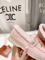 LP SUMMER CHARMS WALK LOAFERS LIGHT PINK FLEECE