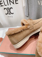 LP SUMMER CHARMS WALK LOAFERS TAWNY FLEECE