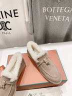 LP SUMMER CHARMS WALK LOAFERS PEANUT FLEECE