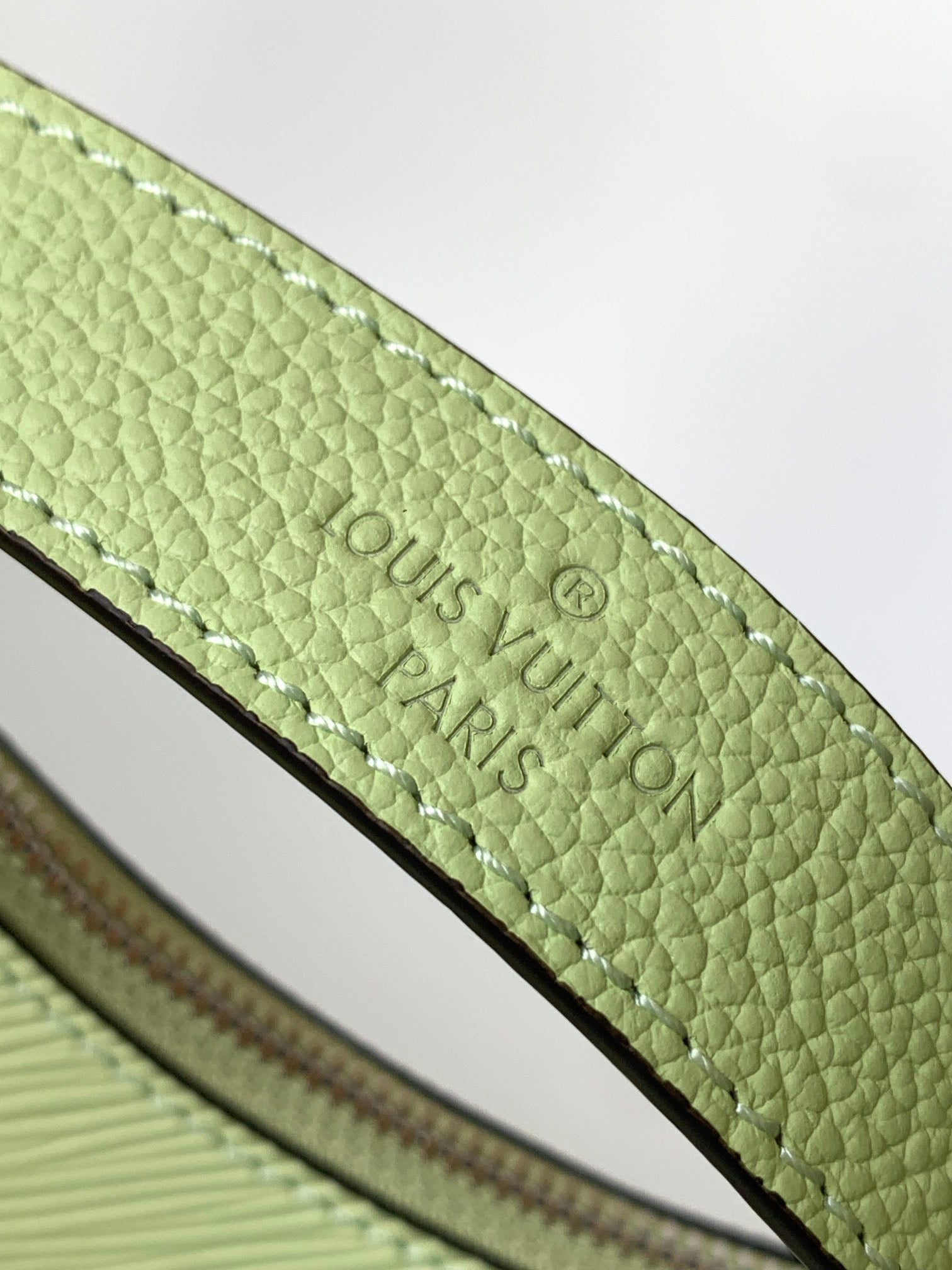 LV Marellini 19cm Green Epi Grain Cowhide Metal HW