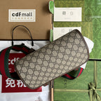 Gucci Bag Brown mix Beige Canvas 240098