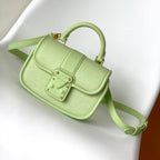 LV Hide & Seek Handbag 21cm Green Epi Grain Cowhide GHW