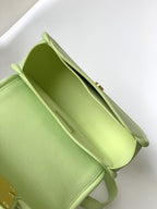 LV Hide & Seek Handbag 21cm Green Epi Grain Cowhide GHW