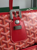 AMBASSADE DOCUMENT CASE 35 IN CLASSIC RED GOYARDINE CANVAS