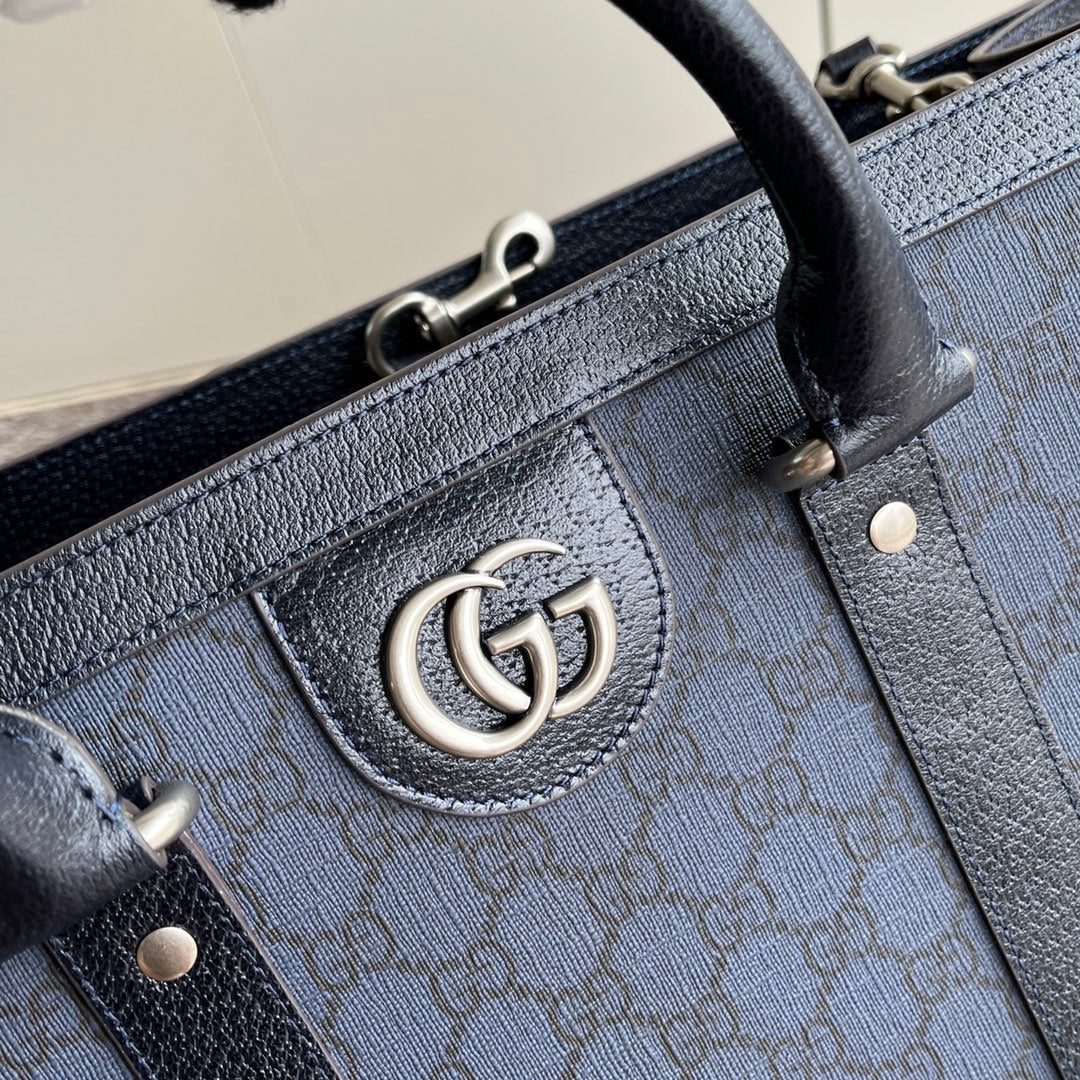 Gucci Bag 43 Blue Canvas 240004