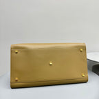 The Row Margaux 17 Camel Leather