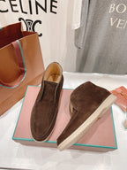 LP HIGH TOP OPEN WALK LOAFERS BROWN SUEDE