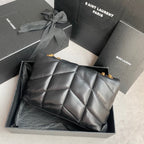 LOULOU MINI 23 BLACK QUILTED GOLD HARDWARE