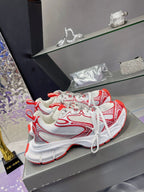 3XL SNEAKER IN RED MIX WHITE MESH AND POLYURETHANE