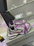 3XL SNEAKER IN PURPLE MIX GRAY MESH AND POLYURETHANE