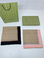 GUCCI 25S SCARF 140 IN CASHMERE 740368