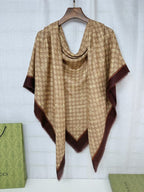 GUCCI 25S SCARF 140 IN CASHMERE 740366
