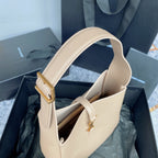 le 5a7 small 23cm dark beige calfskin
