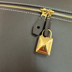 EXTRA BAG L27 IN CHOCOLATE BROWN SMOOTH CALFSKIN WITH GOLD HARDWARE